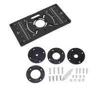 Aluminum Router Table Insert Plate Trimming Machine Board for Woodworking Project Application Board
