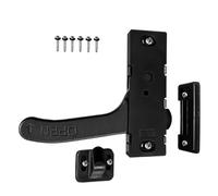 Aluminum RV Screen Door Latch Handle Replacement Kit, Anti-Theft Entry Lock, Weatherproof Metal Replacement Part, Secure Handle, 1 Set, For Motorhome, Van, Barn, Trailer, Patio, Closet, Bathroom Door