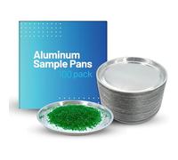 Aluminum Sample Pans for Moisture Analyzer - 100 Pack, 90mm Disposable Pan, Scale Tray, Weigh Boats for Lab Moisture Balance, Round Weighing Dishes, Weight Dish Laboratory Supplies - Pure Ponta