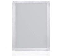 Aluminum Screen Printing Frame,Silk Screen Frame,43T/110 White Aluminum Silk Screen Frame Mesh Printing DIY Screen Frames Print Starter Tool(9.84 x 13.78 in)