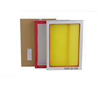Aluminum Screen Printing Screens, Size 10 x 14 Inch Pre-Stretched Silk Screen Frame (110 White Mesh)