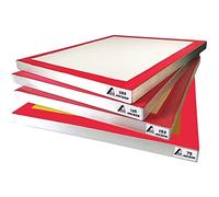 Aluminum Screen Printing Screens,Size 20 x 24"Inch Pre-Stretched Silk Screen Frame,Dry Sift Screen Aluminum Frame,Polyester mesh Screen, 4 Mesh Sizes -60,90,110,200 (Micron Equiv. 250, 165, 149, 75)