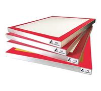 Aluminum Screen Printing Screens,Size 20 x 24"Inch Pre-Stretched Silk Screen Frame,Dry Sift Screen Aluminum Frame,Polyester mesh Screen, 4 Mesh Sizes -60,90,110,200 (Micron Equiv. 250, 165, 149, 75)