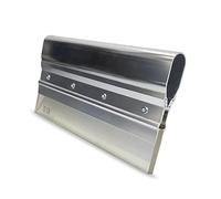 Aluminum Screen Printing Squeegee 70 Durometer - Clear Polyurethane Blade & Ergonomic Aluminum Handle - Medium Hardness, Durable, Sharp Edge - Silk Screen Squeegee by Screen Print Direct® (14 inch)