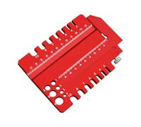 Aluminum Scribing Ruler - Workshop Measuring Aid, Movable Drafting Scale, Carpenter Positioning Device, Metric Gradient Finder | Exact Dimension Marker Engineering Build Tasks handwork practice