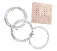 Aluminum Sculpting Wire for Beginners and Floral Designers Wood Base | Smooth Bending Control, Armature Support for Fabric and Bonsai Branches, Art Classroom Sculpting Use