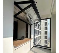 Aluminum Service Window for Mobile Homes Customizable with Security Lock Folding & Sliding Design Perfect for Cafés Food Trucks or Retail Points (28x30in/71x76cm)