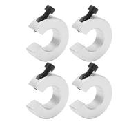 Aluminum Shaft Collar, Premium 20mm ID 40mm OD Clamp-On Set with M4 Screws for SBR20 Linear Rail CNC Machine Replacement