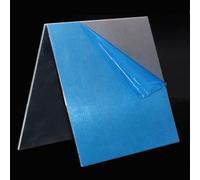 Aluminum Sheet 200X200mm 5052 Aluminum Rectangular Metal Plate with Thin Film for Industrial Craft, Thickness,1/2/3/4/5/6/8mm)(200x200x4mm (2pcs))