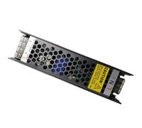 Aluminum shell AC 220V to DC12V/24V 60W 100W Dimmable LED Driver Triac & 0-10V Dimming 2 in 1 Power Supply Lighting Transformer(150W,24 V)