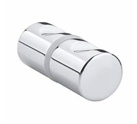 Aluminum Shower Door Handles for Glass Cabins - Stylish Bathroom Hardware Easy Installation Modern Design Replacement Parts for Enhanced Elegance