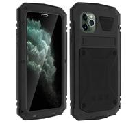 Aluminum Silicone Kickstand Case for iPhone 11 Pro - Tank Series