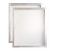 Aluminum Silk Screen Printing Screens 20 x 24 Inch Frame-110 White Mesh (2 PCS)