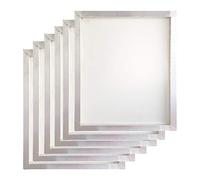 Aluminum Silk Screen Printing Screens 20 x 24 Inch Frame-110 White Mesh (6 PCS)