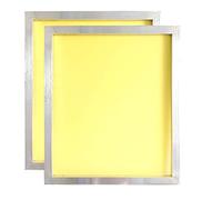 Aluminum Silk Screen Printing Screens 20 x 24 Inch Frame-230 Yellow Mesh (2 PCS)