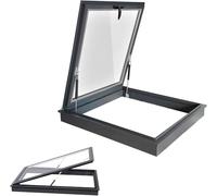 Aluminum Skylight Roof Window for Attic, Basement & Sun Room, Energy Efficient for Natural Light & Ventilation in Warehouses