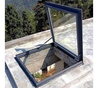 Aluminum Skylight Window with Tempered s for Attics Basements & Roofs - Custom Size 70x50cm (27.6x19.7in) - Ideal for Home Enhancement & Natural Light