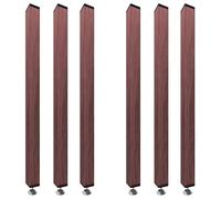Aluminum Slats Wall Post Partitions Screens Room Dividers, 6ft 7ft 8ft 9ft 10ft 12ft High Adjustable Indoor Hollow Decor Grille Column, Hallway/Front Door/Living Roo(Set of 6-205cm/80.7in/6.72ft