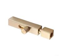Aluminum Sliding Door Lock for Enhanced Privacy and Security on Standard Bathroom Sliding Doors Without (3 Zoll Gold)