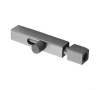 Aluminum Sliding Door Lock for Enhanced Privacy and Security on Standard Bathroom Sliding Doors Without (3 Zoll Grey)