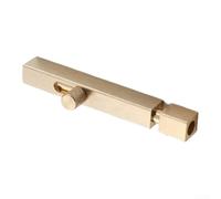 Aluminum Sliding Door Lock for Enhanced Privacy and Security on Standard Bathroom Sliding Doors Without (4 Zoll Gold)