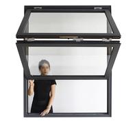 Aluminum Sliding Food Truck Window, Flush Mount Manual Folding Design with Locking Handle for Secure Business Kitchen Serving