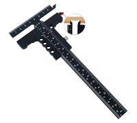 Aluminum Sliding Marking Gauge T Square Layout Tool For Woodworking And Gardening Compatible With General Tools Frame Ruler 8K1927225B(Type A Standard)