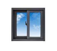 Aluminum Sliding Window with Clear Glass, Storm Windows for Loft/Basement/Shed, Flush Mounted Replacement Window for Old House(Gray,80x30cm/31.5x11.8in)