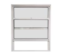 Aluminum Sliding Window with Screens, Durable and Ventilation Solution for Restaurants, Garages, Playhouses, and Chicken Coops