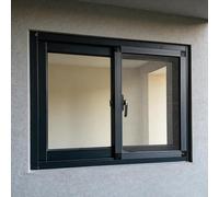 Aluminum Sliding Window with Tempered Glass and Screen, No Assembly, Basement Sliding Window for Shed, Garage, Chicken Coop, RV, Garage and Chicken Coops(A,HxW(48X78CM))