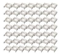 Aluminum Solar Panel Frame Water Drain Clip for 30mm/35mm/40mm/45mm Pv Mounting Systems - Automatic Rainwater Deflector 50-piece Pack 20-Year Service Life 500g/min Flow(35mm)