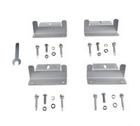 Aluminum Solar Panel Z Bracket Holder Kit for RV and Boat Mounting with Nuts Screws and Hex Wrench for Reliable and Setup