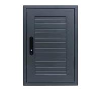 Aluminum Soundproof Access Panel for Drywall with Key Lock EasyOpen Handle Plumbing & Electrical Maintenance Door 3.5cm Depth Grey (W40xH80cm)