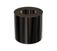 Aluminum Spacer Black 1/2" OD x 1/4" ID x Choose Your Length,Round Spacer Unthreaded Standoff Bushing Plain Finish, Fits Screws Bolts 1/4" or M6 by Metal Spacers Online (1/2" Length, 10 Pack)