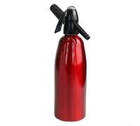 Aluminum Sparkling Water Maker, Home for Soda Syphon for DIY Carbonated for Soda Water Cocktails, Juices and Fizzy Drinks(Red)