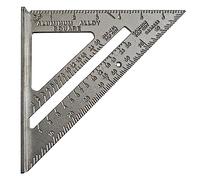 Aluminum Speed Square layout Tool - 7" Multipurpose Triangular Rafter Square for Engineers | Carpenters Square | 180 mm High Precision Builder Set Square Scale for Woodworking