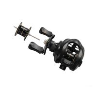 Aluminum Spool Baitcast Reel Long Distance Casting Light | Real-time speed monitoring, anti-backlash tech, smooth casting for sessions, ideal for beginners and pros