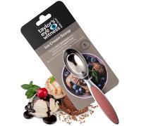Aluminum Spoon Ice Cream Scoop - Taylor Eye Witness. Easy to use Baked Clay Coloured Accessory For Tackling Frozen Dessert, Dishwasher Safe. Suitable Tool For Making Balls Out Of Melon And Other Fruit