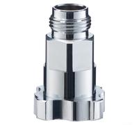 Aluminum Spray Pot Adapter with Hexagonal Handle and Threaded Design, Featuring Electrophoresis Treatment for and Wear Resistance (16mm)