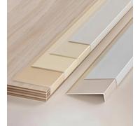 Aluminum Stair Edge Profiles 3 Pack 100cm Transition Strips for Laminate Flooring Indoor & Outdoor Use Durable Kakreme 20x60mm Finish Trim.