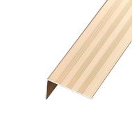 Aluminum Stair Edge Protector 43in NonSlip Trim for Indoor/Outdoor Stairs LShaped Step Treads & Nose Molding Strips Durable Edge Guard for Safety