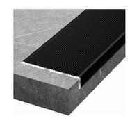 Aluminum Stair Nose Profile 4 Inch Wide L-Shaped Non-Slip Strips Edge Protection for Indoor & Outdoor Steps Safety & Durability for Home & Commercial Use