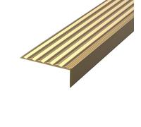 Aluminum Stair Nose Trim - Non-Slip L-Shaped Flooring Edge Profile - Stylish Solution for Safe Steps, 100cm/3.3ft