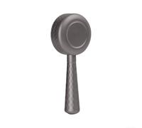 Aluminum Steam Lever and Hot Water Knob Replacement for Barsetto BAE02 and 02S Coffee Machines - Silvery, Black, Gray(Gray)