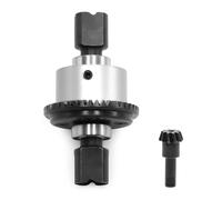 Aluminum + Steel 43T/10T Differential Gear Assembly RC Upgraded Parts for ARRMA 1/8 KRATON V5 V6 1/7 BIGROCK Mojave EXB ARA310990 RC Car (Silver)