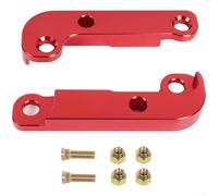 Aluminum Steering Lock Adapter, for BMW E36 for m3, Increased Turning Angle,for drift Kit, Lightweight Alloy Construction, Black Red Blue Options(Red)