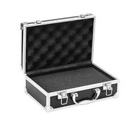 Aluminum Storage Box - Alloy Compact Organizer, Locking Case | 25.5cm Lightweight Tool Carrier with Sponge Insert, Durable Protection for Measuring Instruments, Field Kits, Calibration Devices