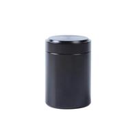 Aluminum Storage Jar Portable Airtight Smell Proof Container Bottle, Aluminum Storage Jar Pill Box, Herb Storage Container(Black)