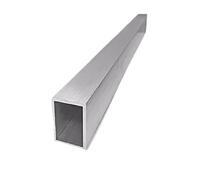 Aluminum Structural 1pc 6063 Aluminum Alloy Pipe, 100mm Rectangular/Square Hard Tubing, Metal Tube for Indoor Partitions(25x38x2mm)