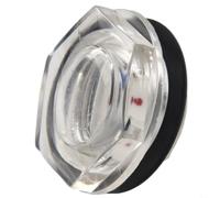 Aluminum Style Oil Level Gauge G3/4 Thread Black